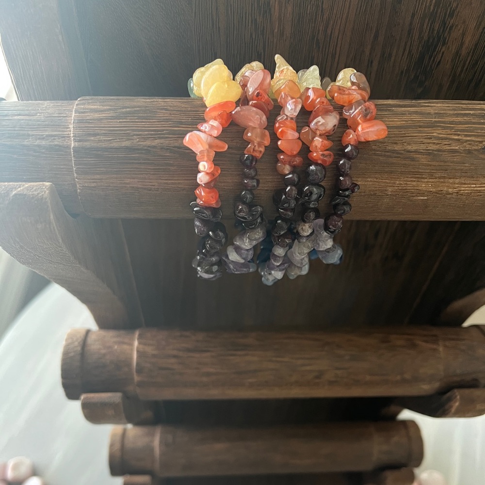Chakra chips bracelet - Picture 2 of 4
